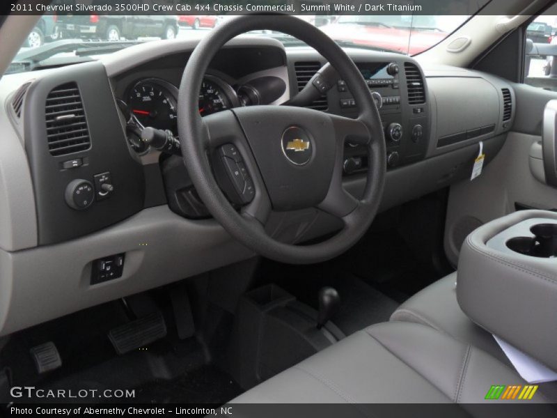 Dashboard of 2011 Silverado 3500HD Crew Cab 4x4 Chassis Commercial