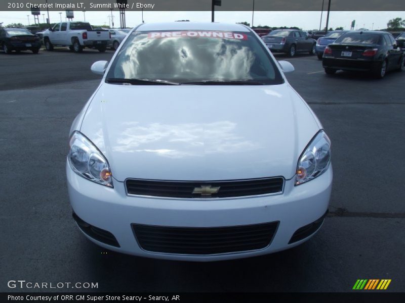 Summit White / Ebony 2010 Chevrolet Impala LT