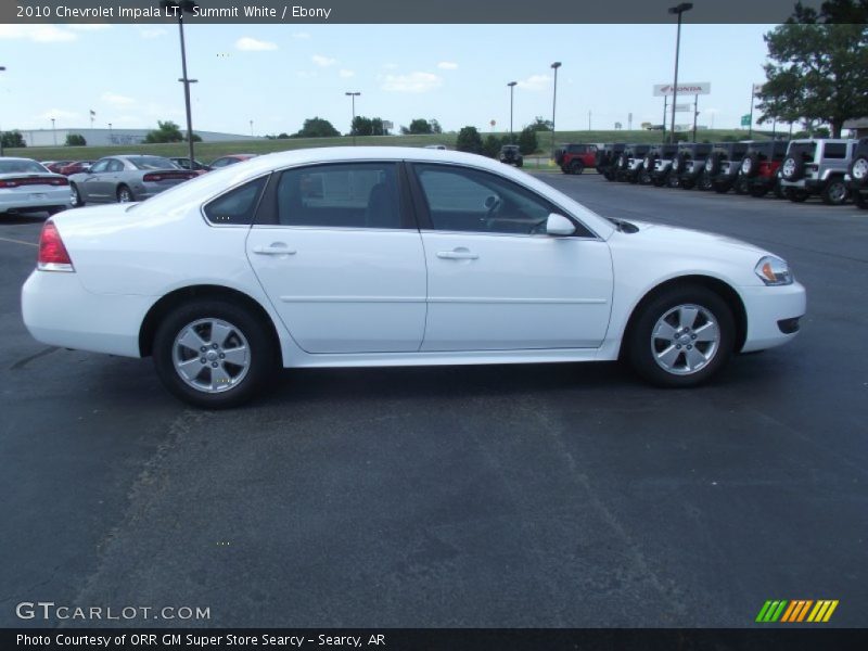 Summit White / Ebony 2010 Chevrolet Impala LT
