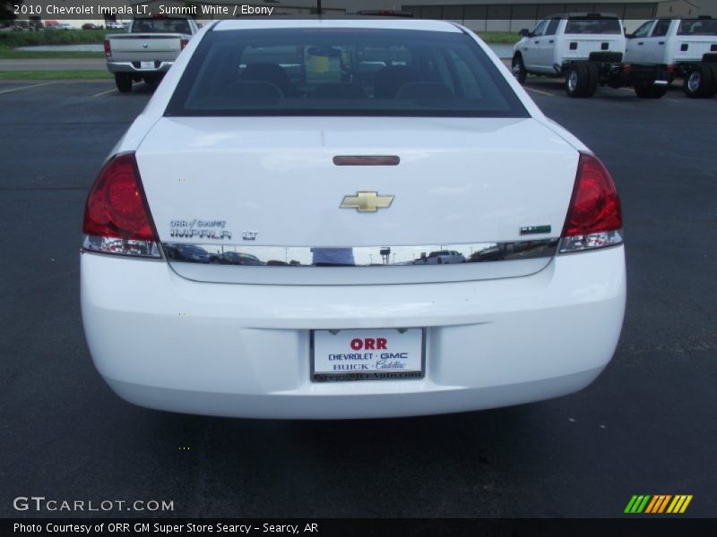 Summit White / Ebony 2010 Chevrolet Impala LT
