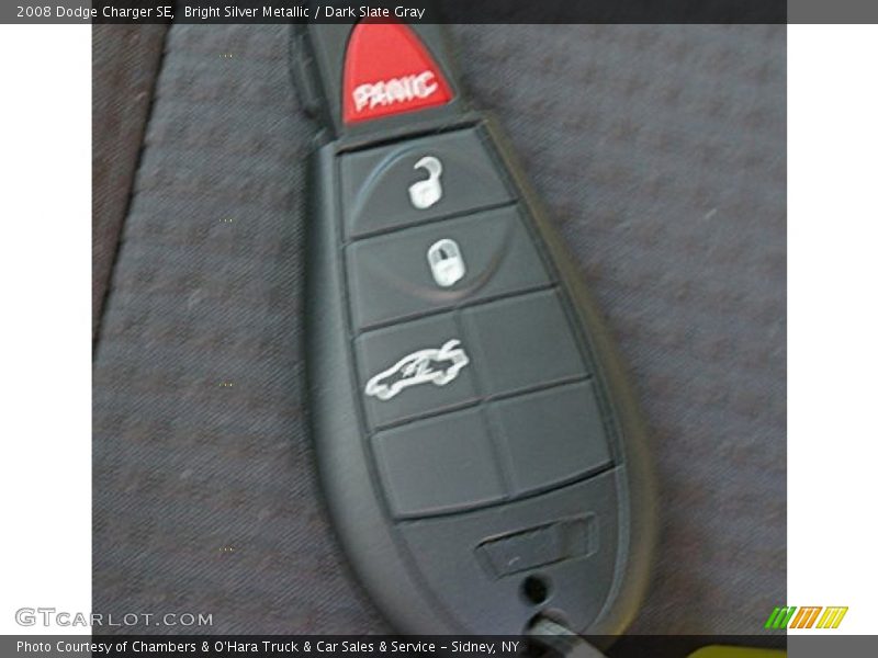Bright Silver Metallic / Dark Slate Gray 2008 Dodge Charger SE