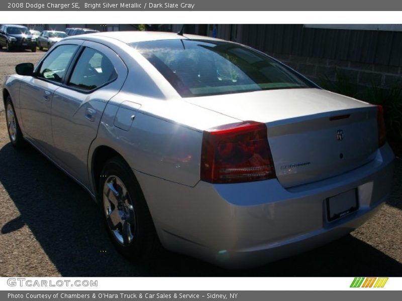 Bright Silver Metallic / Dark Slate Gray 2008 Dodge Charger SE