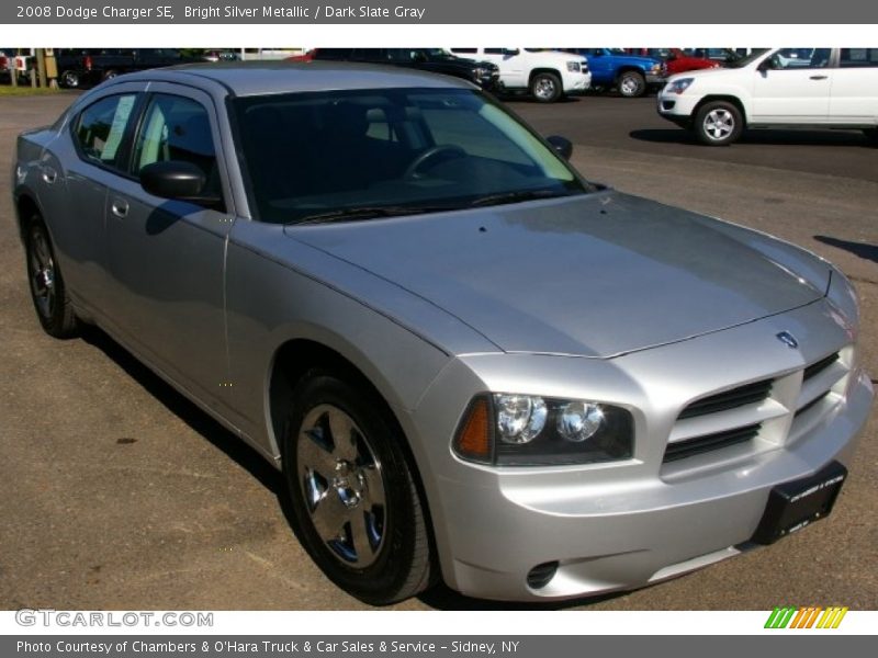 Bright Silver Metallic / Dark Slate Gray 2008 Dodge Charger SE