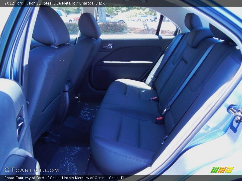 Steel Blue Metallic / Charcoal Black 2012 Ford Fusion SE