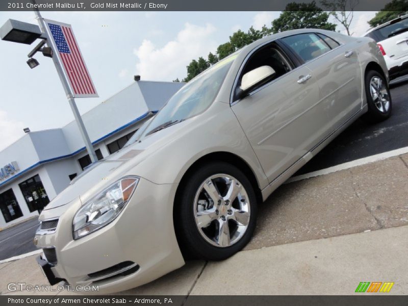 Gold Mist Metallic / Ebony 2011 Chevrolet Malibu LT