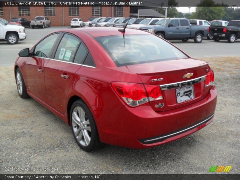 Crystal Red Metallic Tintcoat / Jet Black Leather 2011 Chevrolet Cruze LTZ/RS