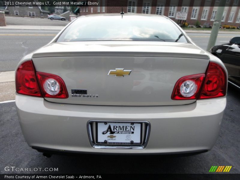Gold Mist Metallic / Ebony 2011 Chevrolet Malibu LT