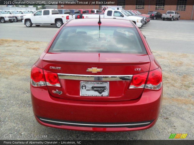 Crystal Red Metallic Tintcoat / Jet Black Leather 2011 Chevrolet Cruze LTZ/RS