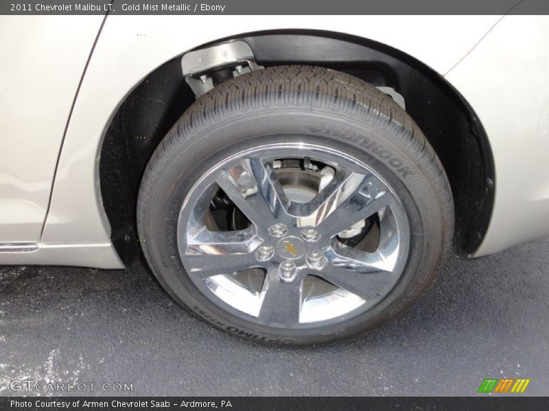 Gold Mist Metallic / Ebony 2011 Chevrolet Malibu LT
