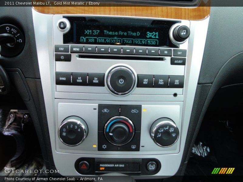 Gold Mist Metallic / Ebony 2011 Chevrolet Malibu LT