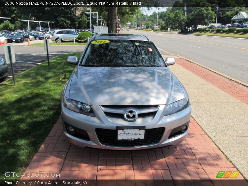 Liquid Platinum Metallic / Black 2006 Mazda MAZDA6 MAZDASPEED6 Sport