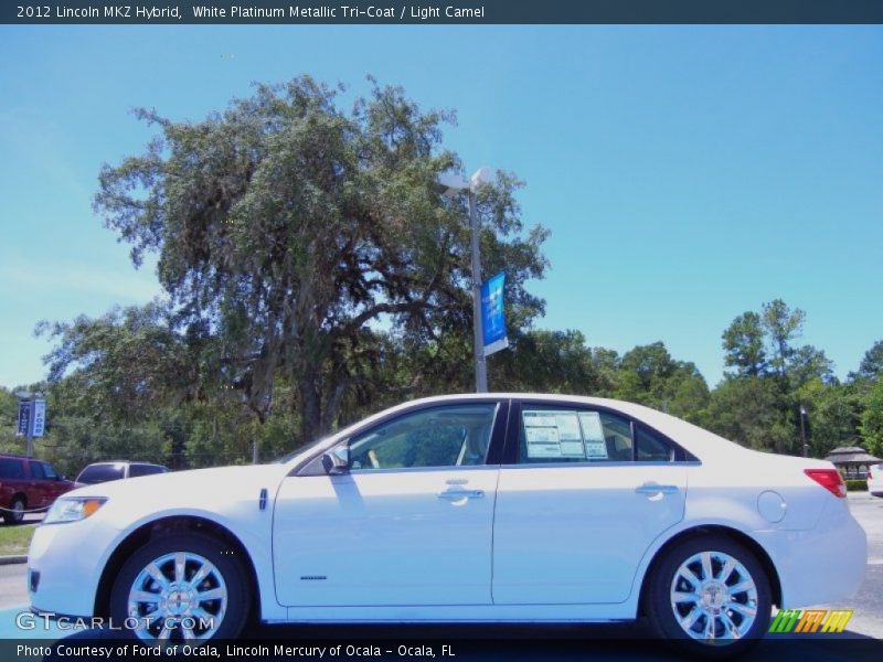  2012 MKZ Hybrid White Platinum Metallic Tri-Coat