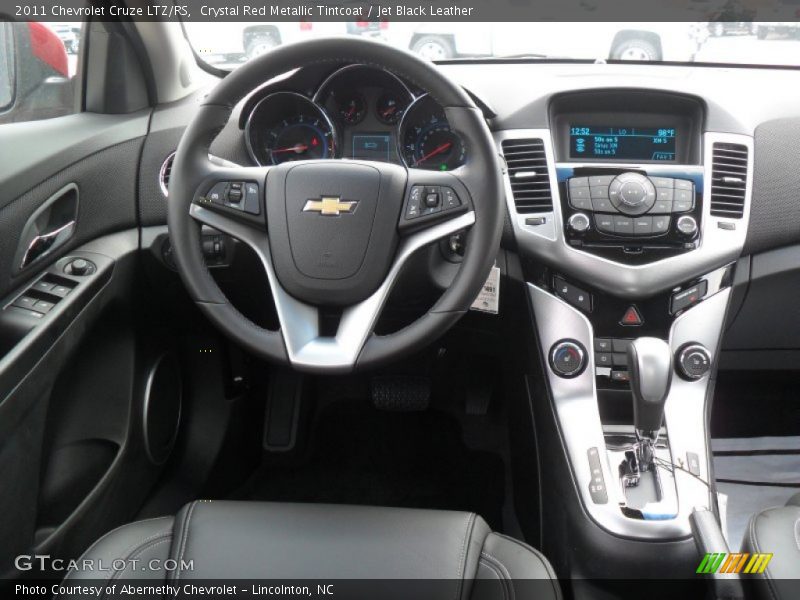Crystal Red Metallic Tintcoat / Jet Black Leather 2011 Chevrolet Cruze LTZ/RS