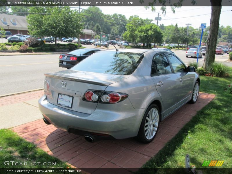 Liquid Platinum Metallic / Black 2006 Mazda MAZDA6 MAZDASPEED6 Sport