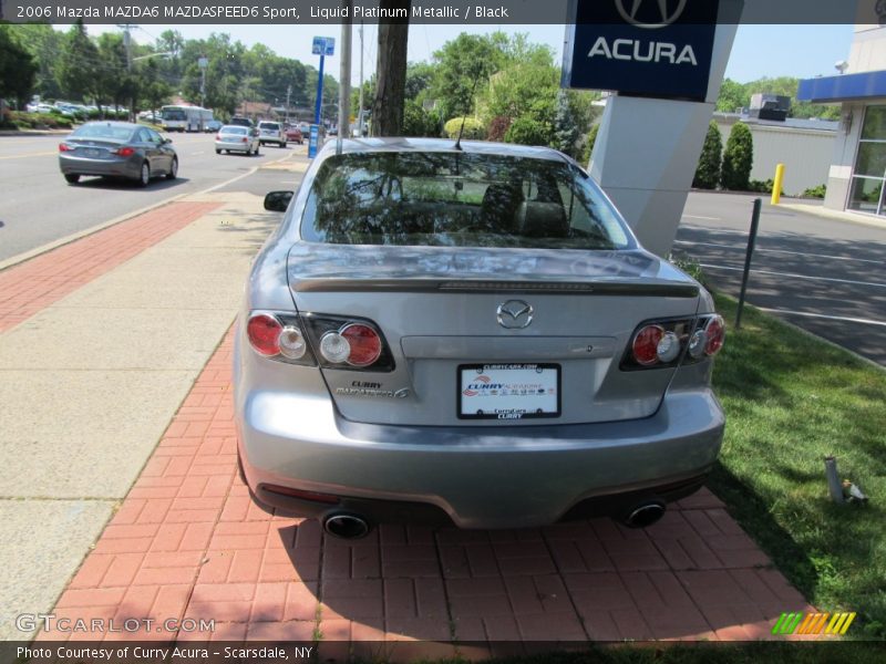 Liquid Platinum Metallic / Black 2006 Mazda MAZDA6 MAZDASPEED6 Sport