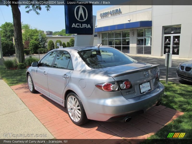 Liquid Platinum Metallic / Black 2006 Mazda MAZDA6 MAZDASPEED6 Sport