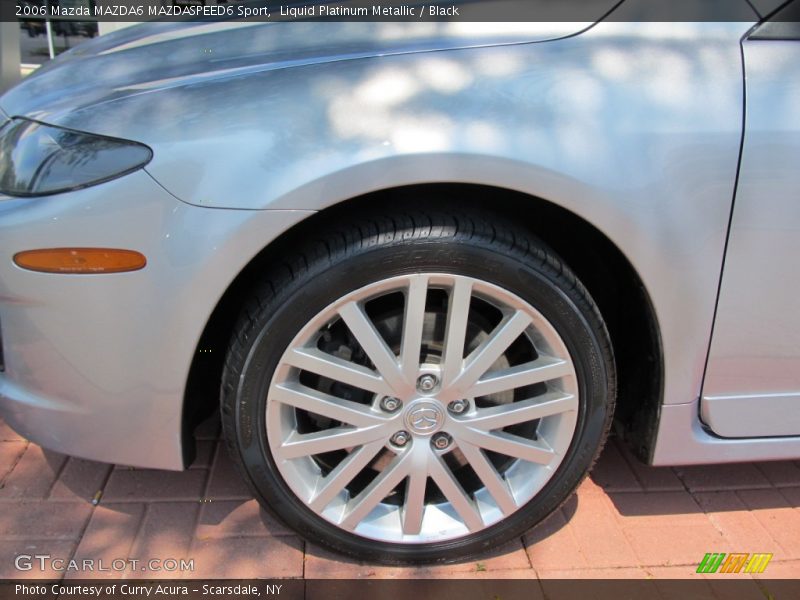 Liquid Platinum Metallic / Black 2006 Mazda MAZDA6 MAZDASPEED6 Sport