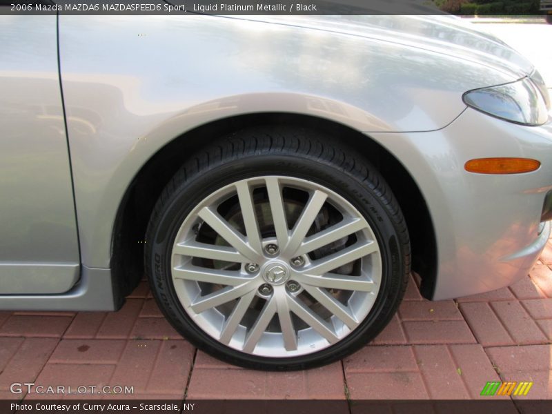 Liquid Platinum Metallic / Black 2006 Mazda MAZDA6 MAZDASPEED6 Sport
