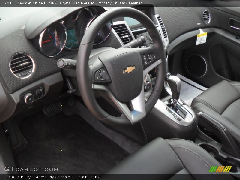 Crystal Red Metallic Tintcoat / Jet Black Leather 2011 Chevrolet Cruze LTZ/RS