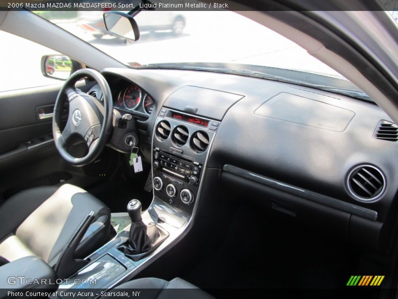 Liquid Platinum Metallic / Black 2006 Mazda MAZDA6 MAZDASPEED6 Sport