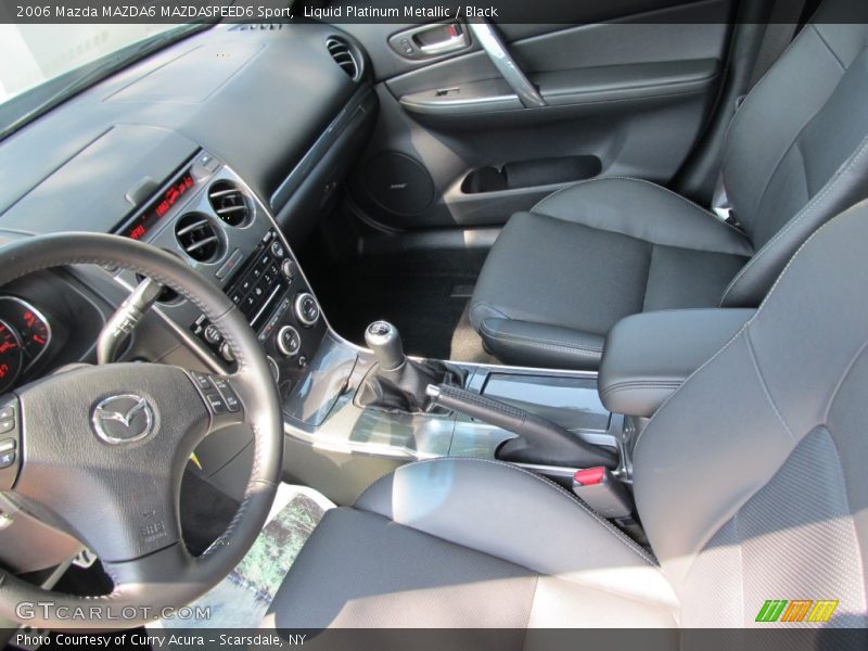 Liquid Platinum Metallic / Black 2006 Mazda MAZDA6 MAZDASPEED6 Sport