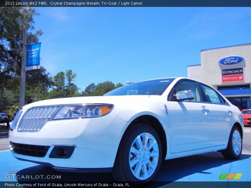 Front 3/4 View of 2012 MKZ FWD
