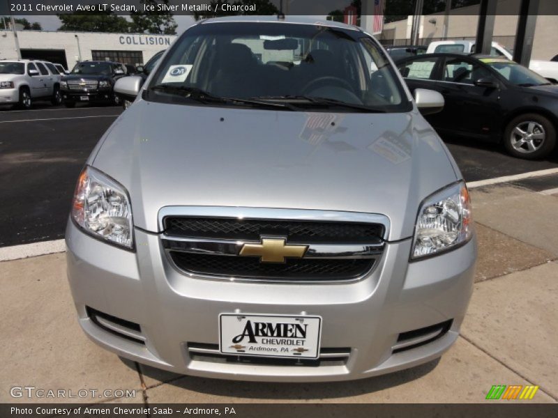 Ice Silver Metallic / Charcoal 2011 Chevrolet Aveo LT Sedan