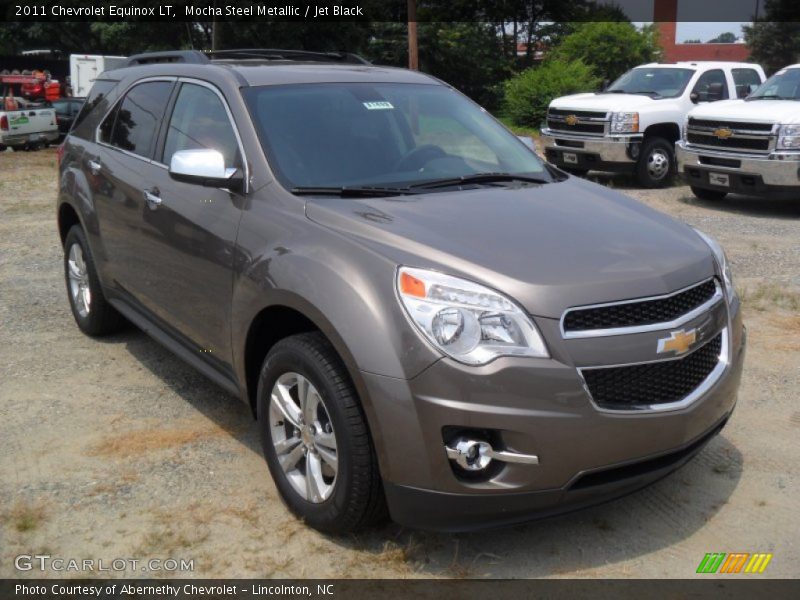 Mocha Steel Metallic / Jet Black 2011 Chevrolet Equinox LT