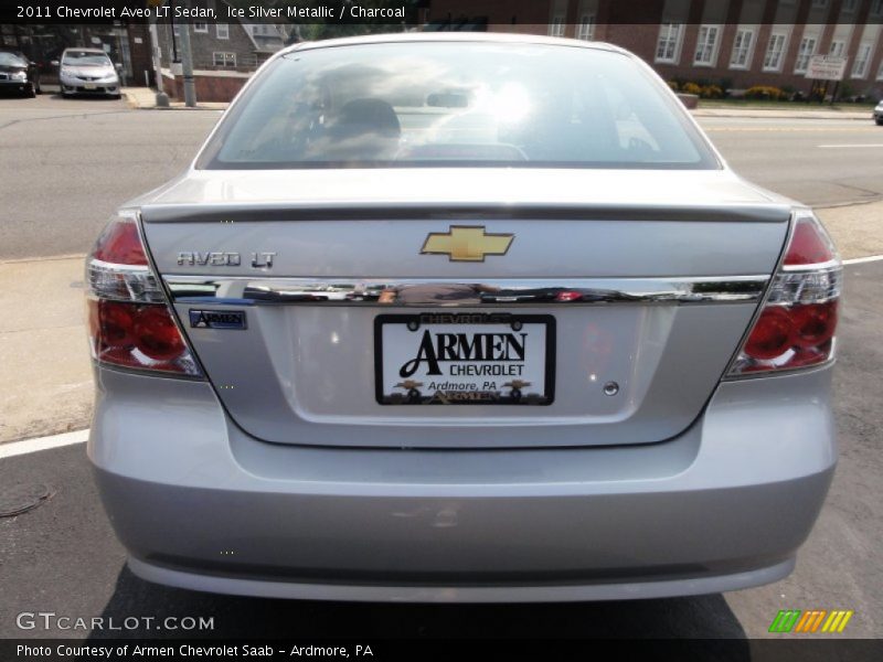 Ice Silver Metallic / Charcoal 2011 Chevrolet Aveo LT Sedan