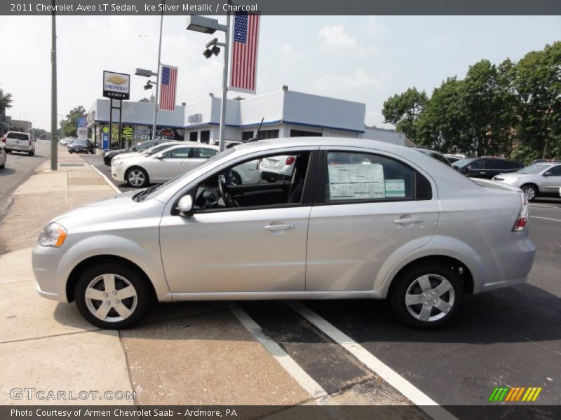 Ice Silver Metallic / Charcoal 2011 Chevrolet Aveo LT Sedan