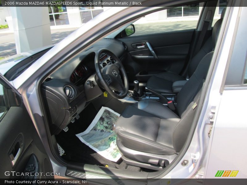 Liquid Platinum Metallic / Black 2006 Mazda MAZDA6 MAZDASPEED6 Sport