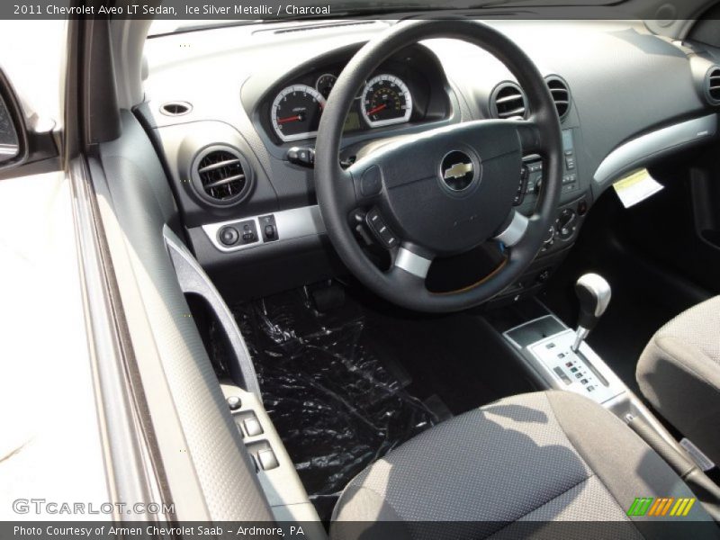 Ice Silver Metallic / Charcoal 2011 Chevrolet Aveo LT Sedan