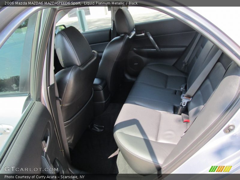 Liquid Platinum Metallic / Black 2006 Mazda MAZDA6 MAZDASPEED6 Sport