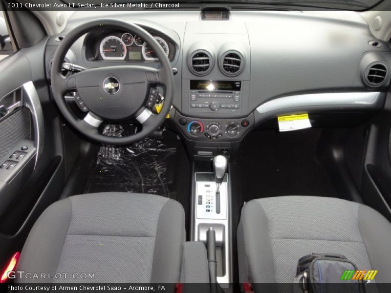 Ice Silver Metallic / Charcoal 2011 Chevrolet Aveo LT Sedan