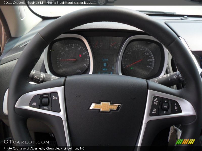 Mocha Steel Metallic / Jet Black 2011 Chevrolet Equinox LT