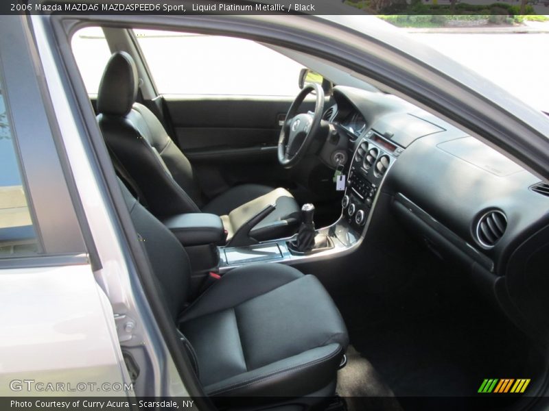 Liquid Platinum Metallic / Black 2006 Mazda MAZDA6 MAZDASPEED6 Sport