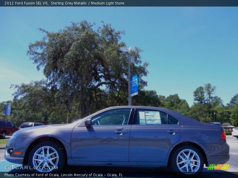 Sterling Grey Metallic / Medium Light Stone 2012 Ford Fusion SEL V6