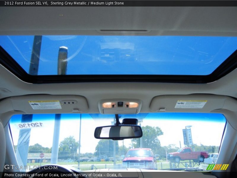 Sterling Grey Metallic / Medium Light Stone 2012 Ford Fusion SEL V6