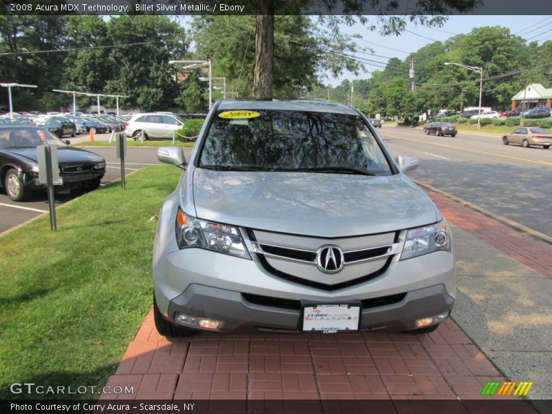 Billet Silver Metallic / Ebony 2008 Acura MDX Technology