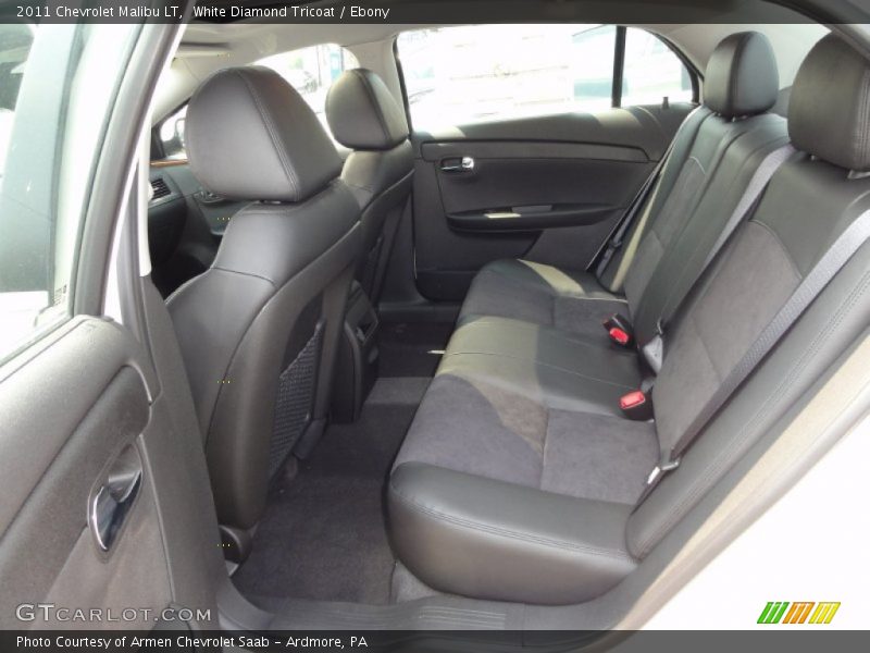White Diamond Tricoat / Ebony 2011 Chevrolet Malibu LT