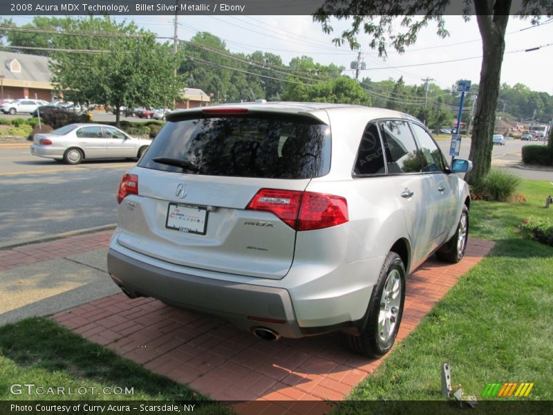 Billet Silver Metallic / Ebony 2008 Acura MDX Technology