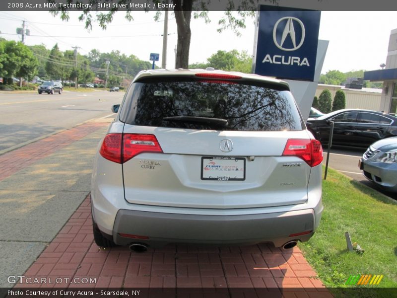 Billet Silver Metallic / Ebony 2008 Acura MDX Technology