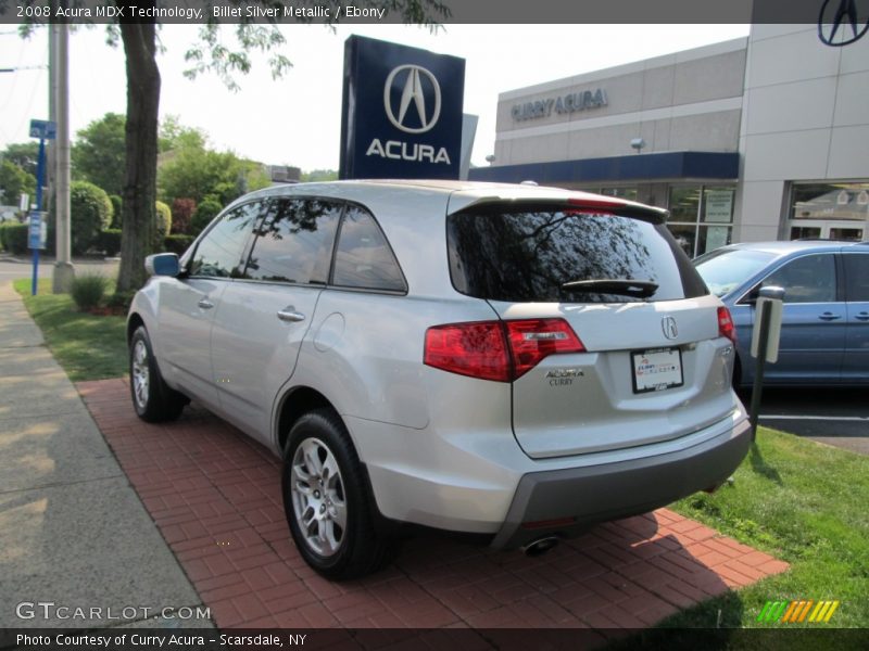 Billet Silver Metallic / Ebony 2008 Acura MDX Technology
