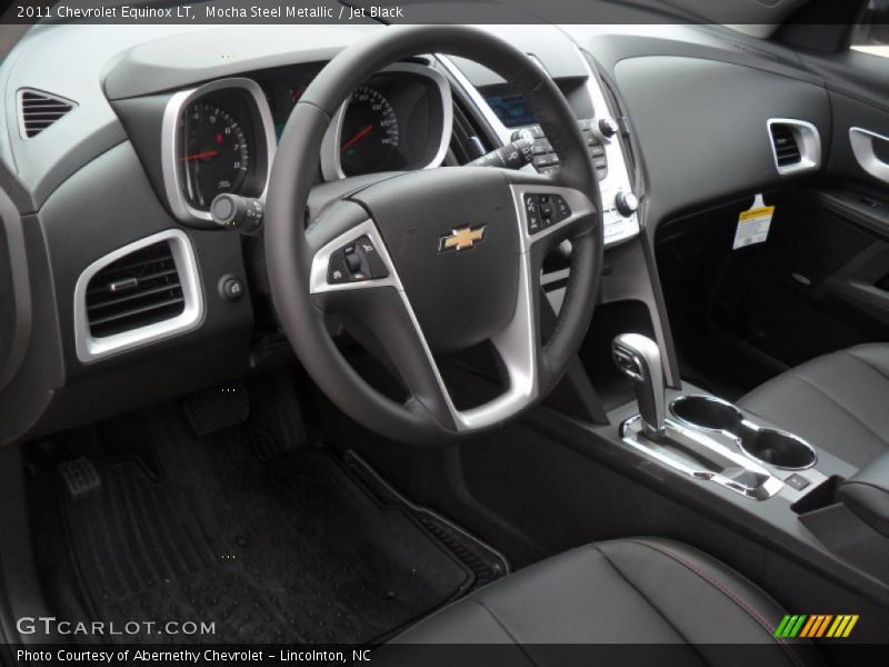 Mocha Steel Metallic / Jet Black 2011 Chevrolet Equinox LT