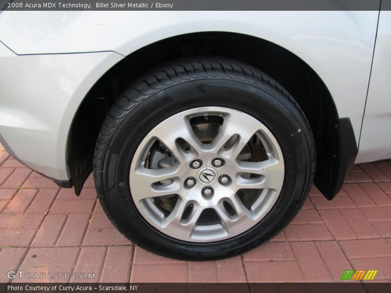 Billet Silver Metallic / Ebony 2008 Acura MDX Technology
