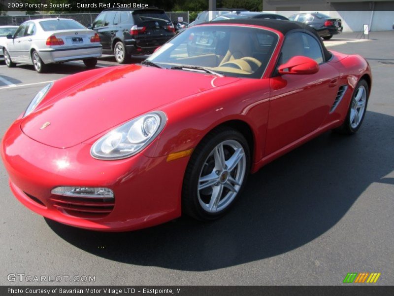 Guards Red / Sand Beige 2009 Porsche Boxster