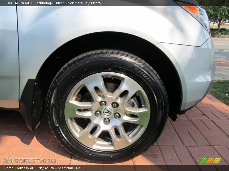 Billet Silver Metallic / Ebony 2008 Acura MDX Technology