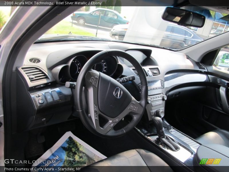 Billet Silver Metallic / Ebony 2008 Acura MDX Technology