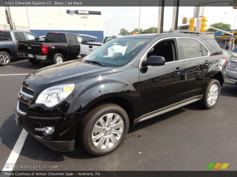 Black / Jet Black 2011 Chevrolet Equinox LT