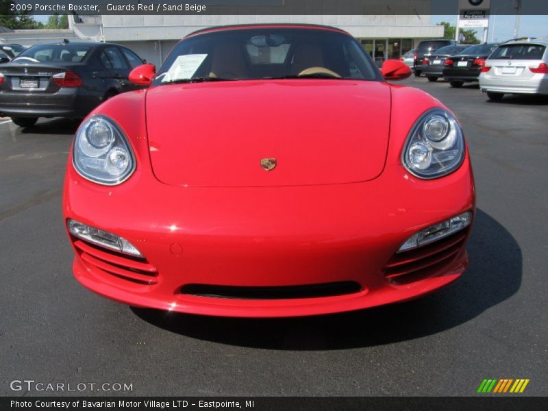 Guards Red / Sand Beige 2009 Porsche Boxster